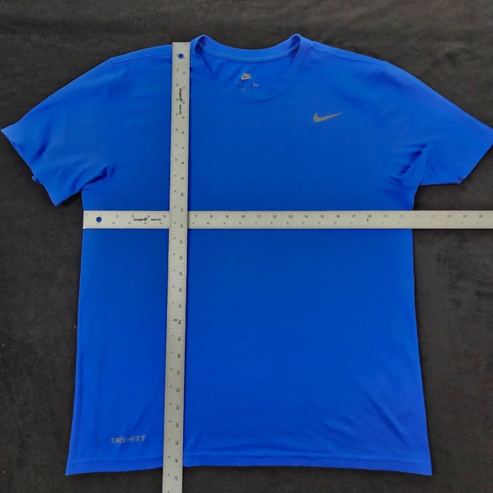 Nike Dri-Fit Legend Blue Short Sleeve Performance T-Shirt Men's L